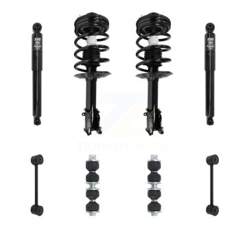Front Rear Complete Strut Shock & TOR Bar Link Kit For 2001-2010 Chrysler PT Cruiser KSS-107683