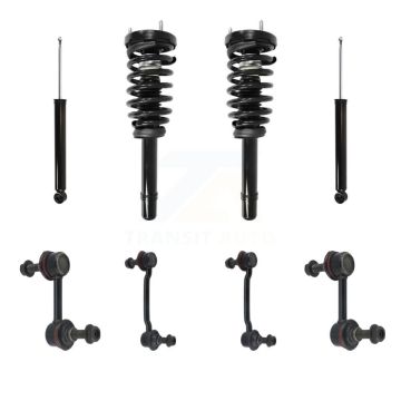 Front Rear Complete Strut Shock & TOR sway Bar Link Kit For Hyundai Sonata Azera KSS-107687