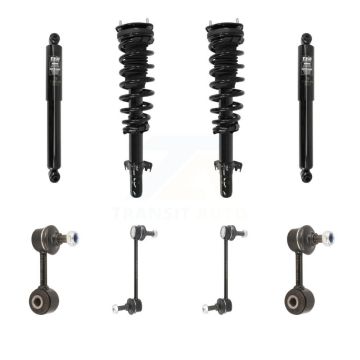 Front Rear Complete Strut Shock & TQ sway Bar Link Kit For Ford Fusion Mercury Milan KSS-107696