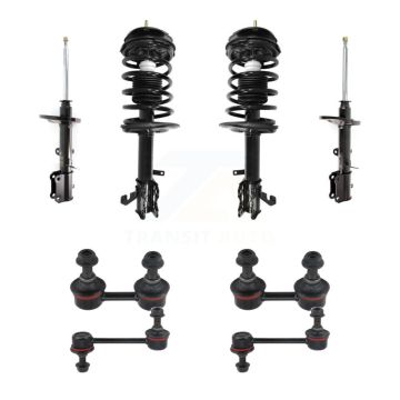 Front Rear Complete Strut & TOR Bar Link Kit (8Pc) For Toyota Corolla Prizm KSS-107700