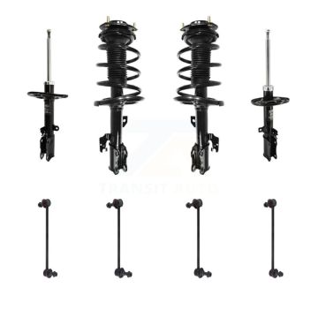 Front Rear Complete Strut & TOR Bar Link Kit (8Pc) For 2008-2012 Toyota Avalon KSS-107705