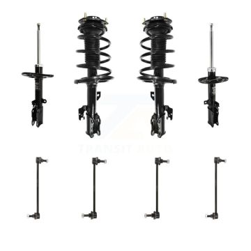 Front Rear Complete Strut & TQ Bar Link Kit (8Pc) For 2008-2012 Toyota Avalon KSS-107712