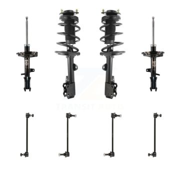 Front Rear Complete Strut & TQ Bar Link Kit (8Pc) For 09-15 Toyota Venza AWD KSS-107713