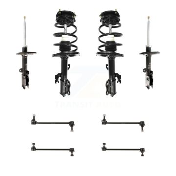 Front Rear Complete Strut & TQ sway Bar Link Kit (8Pc) For Toyota Camry Solara KSS-107714