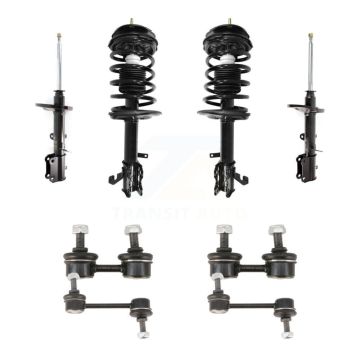 Front Rear Complete Strut & TQ Bar Link Kit (8Pc) For Toyota Corolla Chevrolet KSS-107717