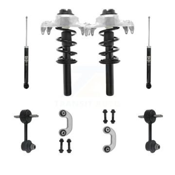 Front Rear Complete Strut & TOR Bar Link Kit (8Pc) For 2009 Audi A4 Quattro KSS-107719