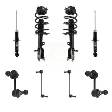 Front Rear Complete Strut & TOR sway Bar Link Kit (8Pc) For Dodge Journey 3.6L KSS-107729