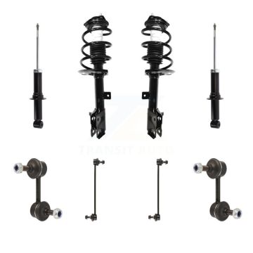 Front Rear Complete Strut & TQ sway Bar Link Kit (8Pc) For Jeep Dodge Caliber KSS-107733