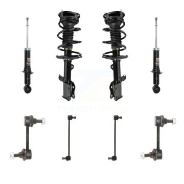 Front Rear Complete Strut & TQ Bar Link Kit (8Pc) For 2003-2006 Toyota Corolla KSS-107735