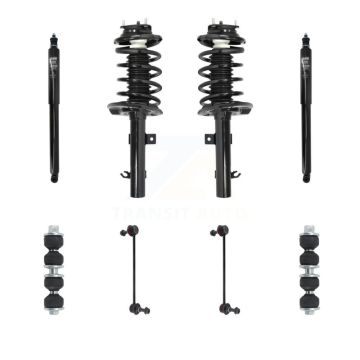 Front Rear Complete Suspension Strut Shock & TOR Bar Link Kit (8Pc) For Ford Focus KSS-107750