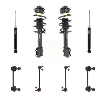 Front Rear Complete Strut Shock & TOR sway Bar Link Kit (8Pc) For Hyundai Tucson Kia KSS-107753