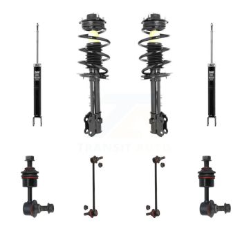 Front Rear Complete Strut Shock & TOR sway Bar Link Kit (8Pc) For Hyundai Tucson Kia KSS-107754