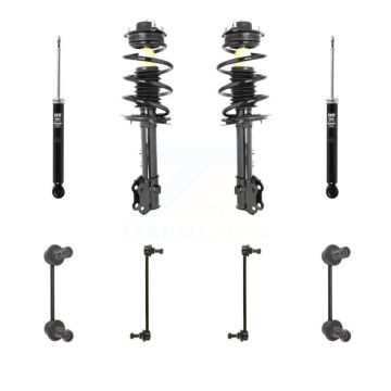 Front Rear Complete Strut Shock & TQ sway Bar Link Kit (8Pc) For Hyundai Tucson Kia KSS-107779