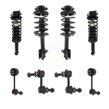 Front Rear Complete suspension Strut & TOR sway Bar Link Kit (8Pc) For Subaru Outback KSS-107806