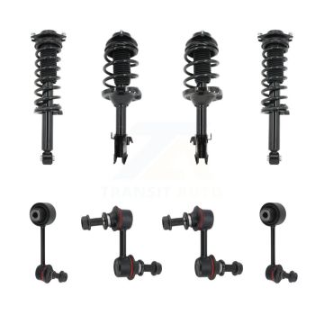 Front Rear Complete Strut & TOR sway Bar Link Kit (8Pc) For 2014-2016 Subaru Forester KSS-107807