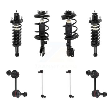 Front Rear Complete Strut & TOR Bar Link Kit (8Pc) For Mitsubishi Lancer GTS Models Only KSS-107808