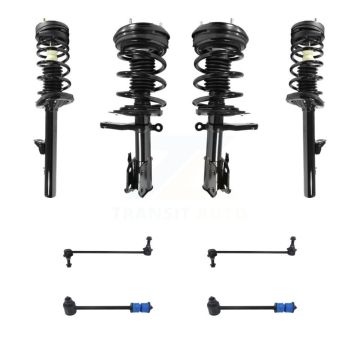 Front Rear Complete suspension Strut & TOR Bar Link Kit (8Pc) For Chrysler Concorde LHS KSS-107813