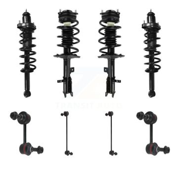 Front Rear Complete Strut & TOR Bar Link Kit (8Pc) For Chrysler 200 Dodge Avenger Sebring KSS-107815