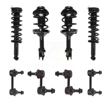 Front Rear Complete suspension Strut & TOR sway Bar Link Kit (8Pc) For Subaru Outback KSS-107816