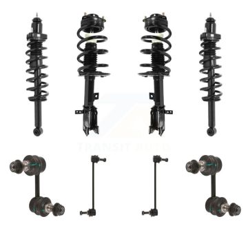 Front Rear Complete Strut & TQ sway Bar Link Kit (8Pc) For 2009-2010 Dodge Journey 3.5L KSS-107818
