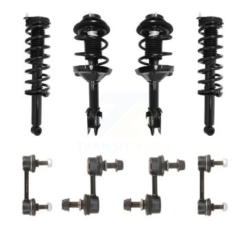 Front Rear Complete suspension Strut & TQ sway Bar Link Kit (8Pc) For Subaru Outback KSS-107826
