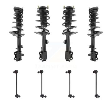 Front Rear Complete Strut & TOR sway Bar Link Kit (8Pc) For 2009-2012 Toyota Venza AWD KSS-107839