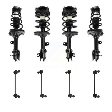 Front Rear Complete Strut & TOR sway Bar Link Kit (8Pc) For Hyundai Tucson Kia Sportage KSS-107846