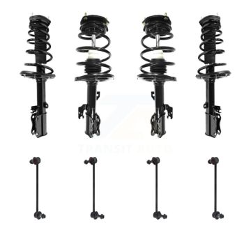Front Rear Complete Strut & TOR Bar Link Kit (8Pc) For Toyota Camry Solara Lexus ES330 KSS-107849