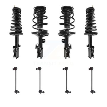 Front Rear Complete Strut & TOR Bar Link Kit (8Pc) For 2002-2003 Toyota Camry Lexus ES300 KSS-107850