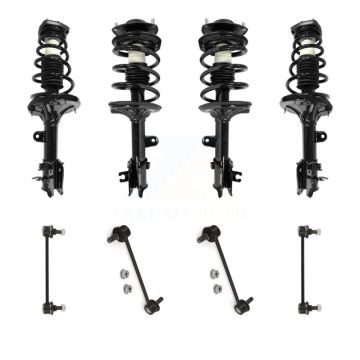 Front Rear Complete Strut & TQ sway Bar Link Kit (8Pc) For Hyundai Tucson Kia Sportage KSS-107861