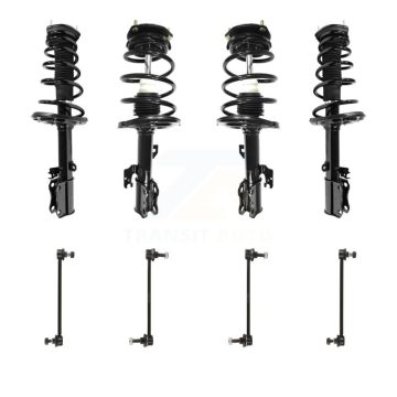 Front Rear Complete Strut & TQ Bar Link Kit (8Pc) For Toyota Camry Solara Lexus ES330 KSS-107871