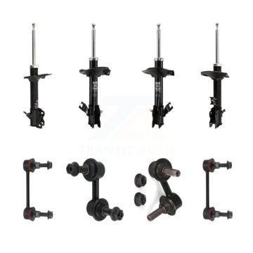 Front Rear suspension Strut & TOR sway Bar Link Kit (8Pc) For 2005-2006 Nissan X-Trail KSS-107878