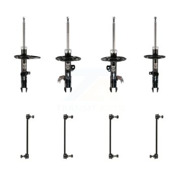 Front Rear suspension Strut & TQ sway Bar Link Kit (8Pc) For Toyota Camry KSS-107884