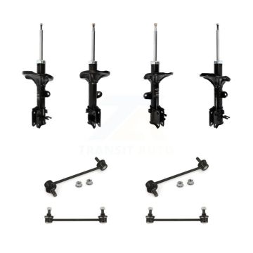 Front Rear suspension Strut & TQ sway Bar Link Kit (8Pc) For Hyundai Tucson Kia Sportage KSS-107886