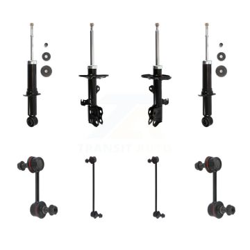 Front Rear suspension Strut & TOR sway Bar Link Kit (8Pc) For 2010 Pontiac Vibe FWD KSS-107892
