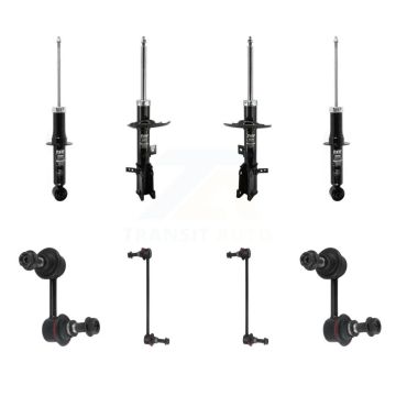 Front Rear suspension Strut & TOR sway Bar Link Kit (8Pc) For 2011-2019 Dodge Journey KSS-107894
