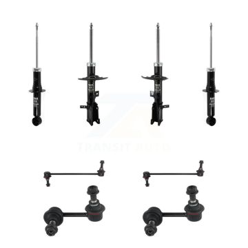 Front Rear suspension Strut & TOR sway Bar Link Kit (8Pc) For Dodge Journey KSS-107896