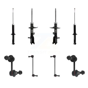 Front Rear suspension Strut & TOR sway Bar Link Kit (8Pc) For Dodge Journey KSS-107897