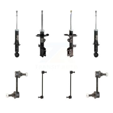 Front Rear suspension Strut & TQ sway Bar Link Kit (8Pc) For 2003-2006 Toyota Corolla KSS-107905