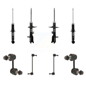 Front Rear suspension Strut & TQ sway Bar Link Kit (8Pc) For 2011-2019 Dodge Journey KSS-107906