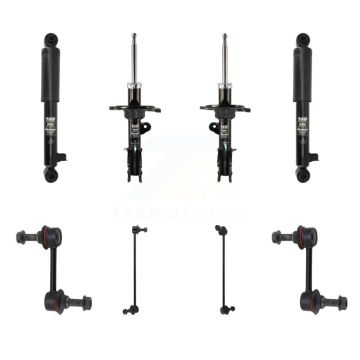 Front Rear Strut Shock & TOR sway Bar Link Kit (8Pc) For 2007-2012 Hyundai Veracruz KSS-107915