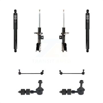 Front Rear Strut Shock & TOR sway Bar Link Kit (8Pc) For Chevrolet Equinox Pontiac KSS-107916
