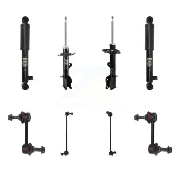 Front Rear Strut Shock & TOR Bar Link Kit (8Pc) For Hyundai Santa Fe Kia Sorento KSS-107918