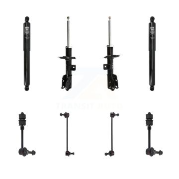 Front Rear Strut Shock & TOR sway Bar Link Kit (8Pc) For Saturn Vue Suzuki XL-7 KSS-107919