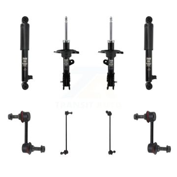 Front Rear Strut Shock & TOR sway Bar Link Kit (8Pc) For 2007-2009 Hyundai Santa Fe KSS-107923