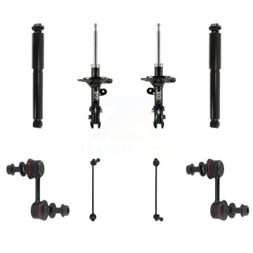 Front Rear Strut Shock & TOR Bar Link Kit (8Pc) For Kia Sedona Hyundai Entourage KSS-107926