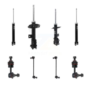 Front Rear Strut Shock & TOR sway Bar Link Kit (8Pc) For Hyundai Sonata Kia Optima KSS-107928