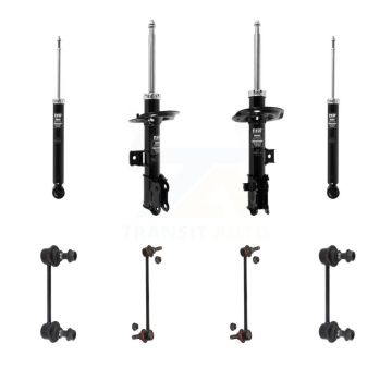 Front Rear Strut Shock & TOR sway Bar Link Kit (8Pc) For Hyundai Tucson Kia Sportage KSS-107929