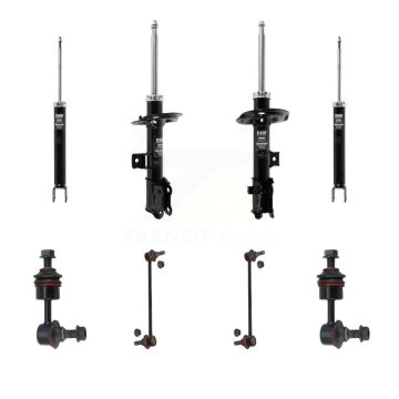 Front Rear Strut Shock & TOR sway Bar Link Kit (8Pc) For Hyundai Tucson Kia Sportage KSS-107930