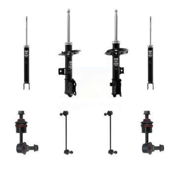 Front Rear Strut Shock & TOR sway Bar Link Kit (8Pc) For Hyundai Tucson Kia Sportage KSS-107932